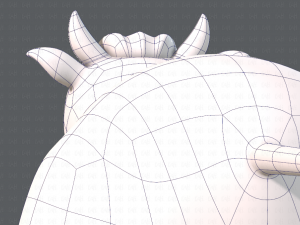 cow v01 Modelo 3D