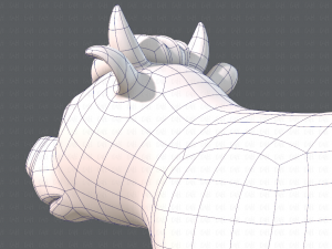 cow v01 Modelo 3D
