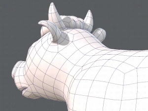 cow v01 3D Model