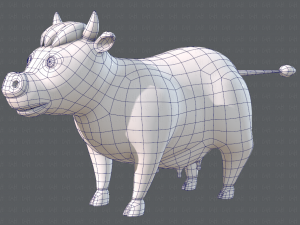 cow v01 Modelo 3D