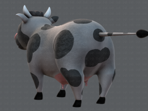 cow v01 Modelo 3D