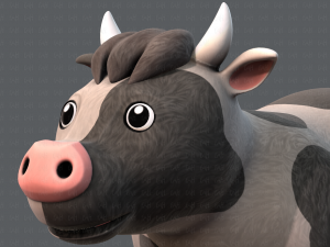 cow v01 Modelo 3D