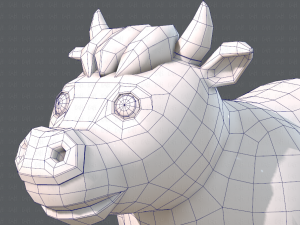 cow v01 Modelo 3D