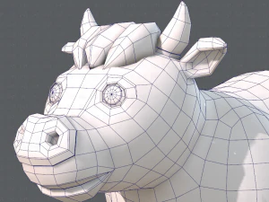 cow v01 3D Model
