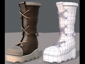 shoes cartoonv23 3D Model