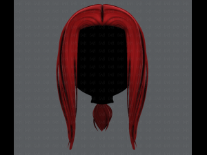3d hair style for girl v47 3D Модель