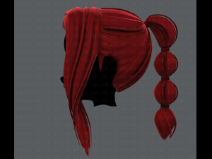 3d hair style for girl v47 3D Модель