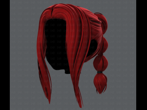 3d hair style for girl v47 3D Модель