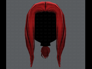 3d hair style for girl v47 3D Модель