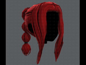 3d hair style for girl v47 3D Модель