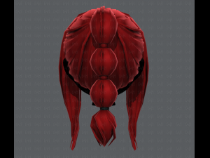 3d hair style for girl v47 3D Модель