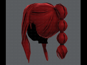 3d hair style for girl v47 3D Модель