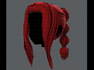 3d hair style for girl v47 3D Модель