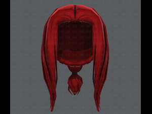 3d hair style for girl v47 3D Модель
