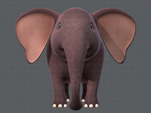 elephant v01 3D Model