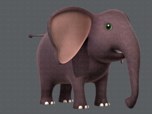 elephant v01 3D Model