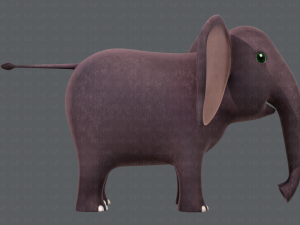 elephant v01 3D Model