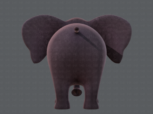 elephant v01 3D Model