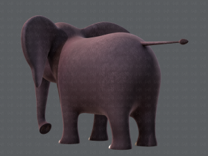 elephant v01 3D Model