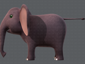 elephant v01 3D Model