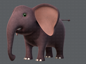 elephant v01 3D Model