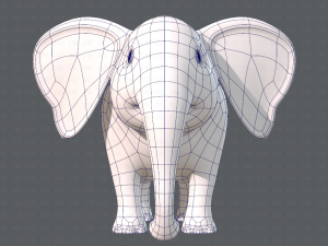 elephant v01 3D Model