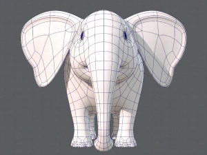 elephant v01 3D Model
