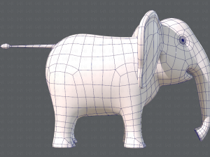 elephant v01 3D Model