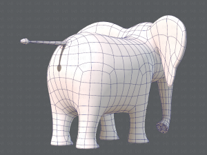 elephant v01 3D Model