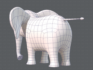 elephant v01 3D Model