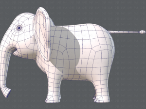 elephant v01 3D Model