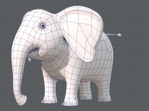 elephant v01 3D Model