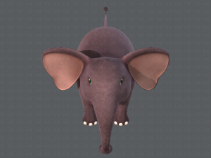 elephant v01 3D Model