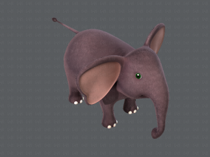 elephant v01 3D Model