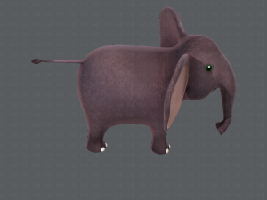elephant v01 3D Model