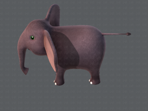 elephant v01 3D Model