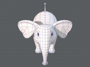 elephant v01 3D Model
