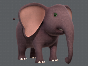 elephant v01 3D Model