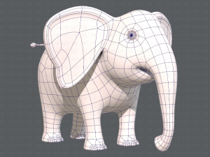 elephant v01 3D Model