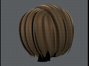 3d hair style for girl v48 3D Модель