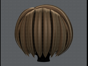 3d hair style for girl v48 3D Модель