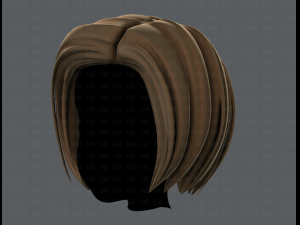 3d hair style for girl v48 3D Модель