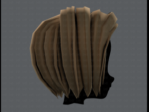 3d hair style for girl v48 3D Модель