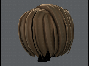 3d hair style for girl v48 3D Модель