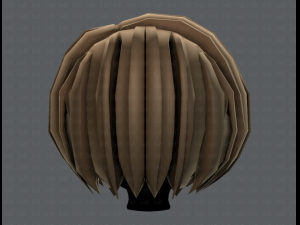 3d hair style for girl v48 3D Модель