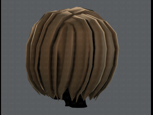 3d hair style for girl v48 3D Модель