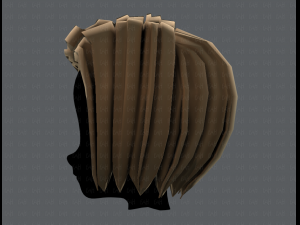 3d hair style for girl v48 3D Модель
