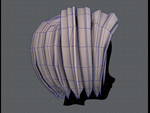 3d hair style for girl v48 3D Модель