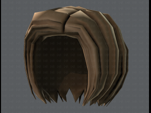 3d hair style for girl v48 3D Модель