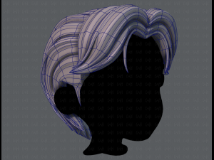 3d hair style for boy v41 3D Model